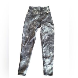 Gymshark Blue Tie Dye Leggings Size Small 26”